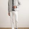 Padded Cashmere-Blend Flannel Blouson Jacket - OU Padded Cashmere-Blend Flannel Blouson Jacket - OU