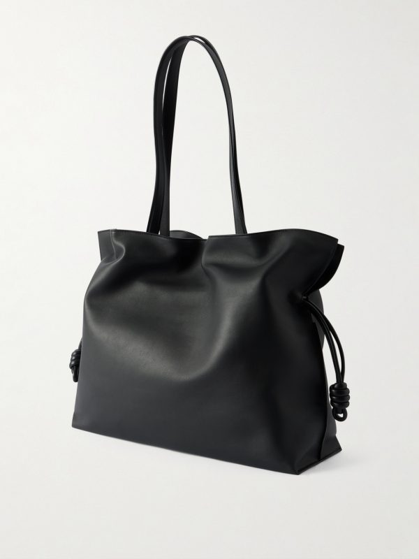 XL Flamenco Leather Tote Bag - BK
