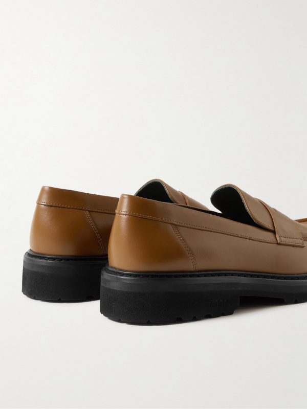Richee Leather Penny Loafers - BK Richee Leather Penny Loafers - BK