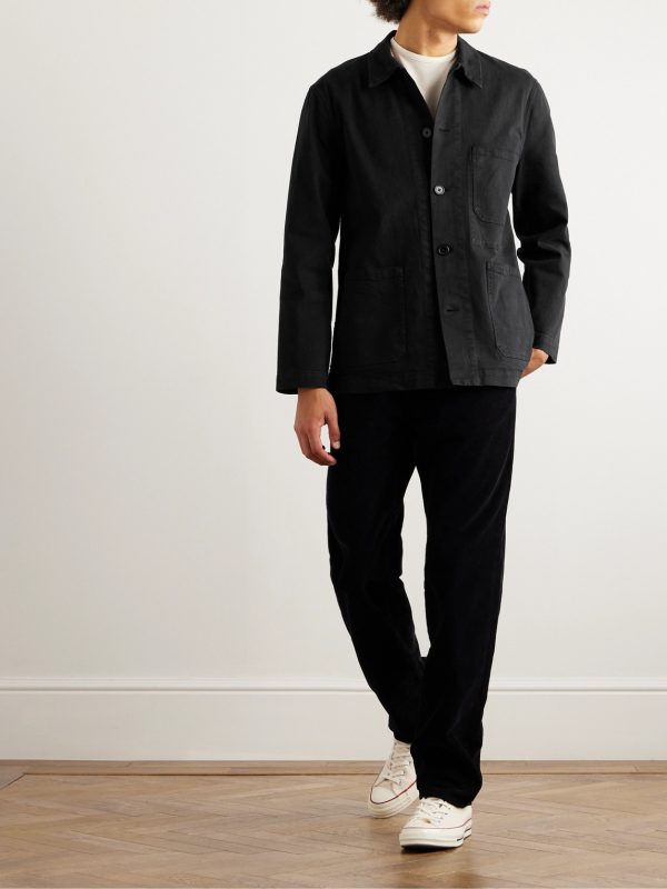 Virgin Wool-Blend Shirt Jacket - OU Virgin Wool-Blend Shirt Jacket - OU