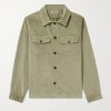 Aylan Convertible-Collar Cotton-Blend Corduroy Overshirt