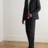 Leon Double-Breasted Cotton-Seersucker Suit Jacket - OU
