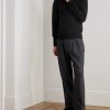 Slim-Fit Merino Wool Half-Zip Sweater - OU Slim-Fit Merino Wool Half-Zip Sweater - OU