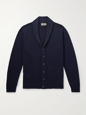Rockford Shawl-Collar Recycled-Cashmere and Merino Wool-Blend Cardigan