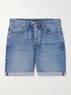 Josh Straight-Leg Denim Shorts Josh Straight-Leg Denim Shorts