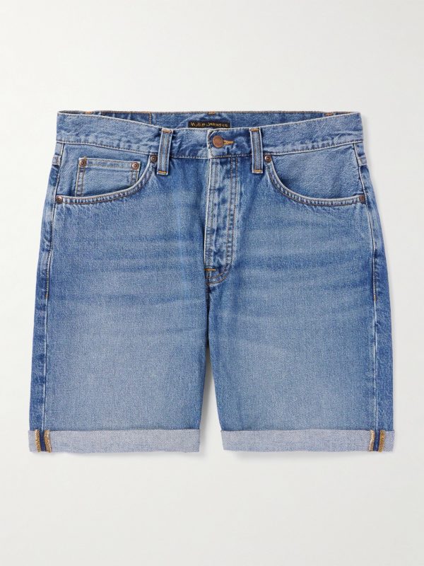 Josh Straight-Leg Denim Shorts