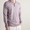 Garment-Dyed Merino Wool Polo Shirt - FR