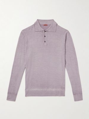 Garment-Dyed Merino Wool Polo Shirt Garment-Dyed Merino Wool Polo Shirt