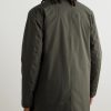 Blake 8240 Coated-Twill Trench Coat - BK
