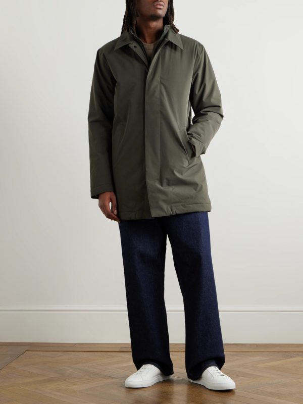 Blake 8240 Coated-Twill Trench Coat - OU