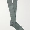 Ribbed Cashmere and Silk-Blend Socks Ribbed Cashmere and Silk-Blend Socks