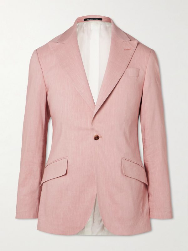 Hyde Linen-Blend Suit Jacket Hyde Linen-Blend Suit Jacket
