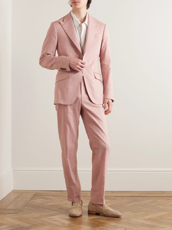Hyde Linen-Blend Suit Jacket - OU Hyde Linen-Blend Suit Jacket - OU