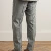 Straight-Leg Wool Suit Trousers - BK Straight-Leg Wool Suit Trousers - BK