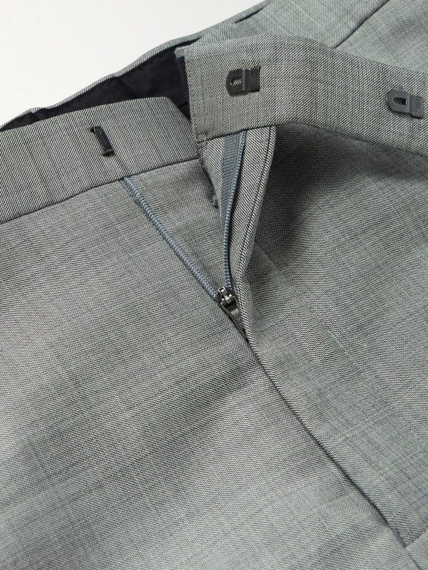 Straight-Leg Wool Suit Trousers - E1 Straight-Leg Wool Suit Trousers - E1