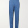 Straight-Leg Linen-Blend Suit Trousers Straight-Leg Linen-Blend Suit Trousers