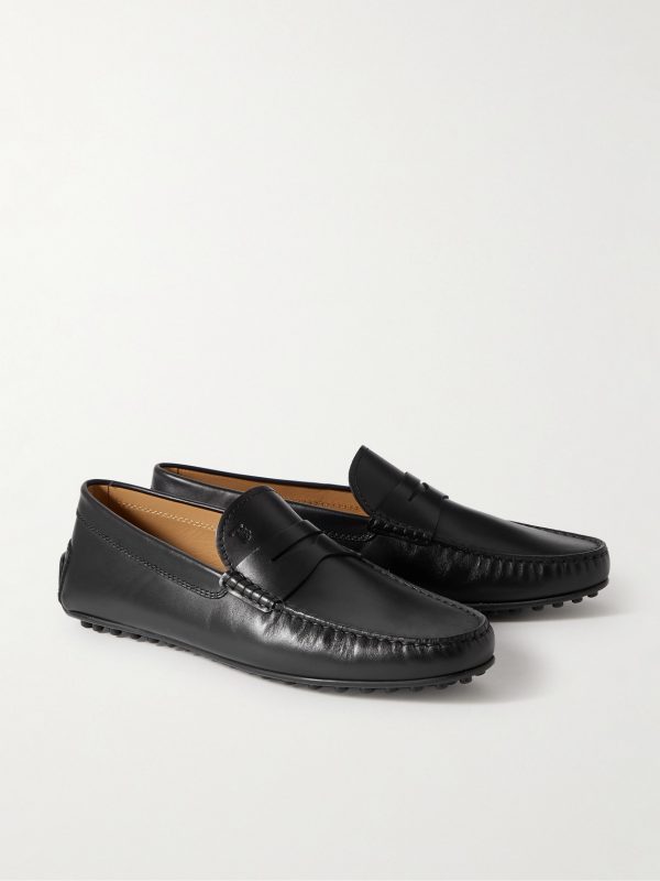 City Gommino Logo-Debossed Leather Driving Shoes - FR