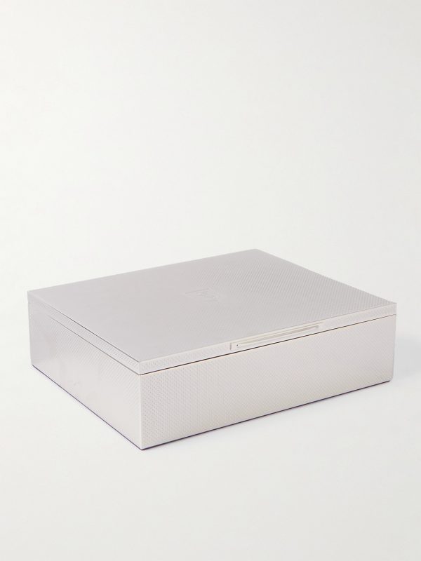 Silver-Plated Watch and Jewellery Box - E1 Silver-Plated Watch and Jewellery Box - E1