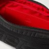 Loubideal Studded Rubber-Trimmed Shell and Mesh Belt Bag - E1 Loubideal Studded Rubber-Trimmed Shell and Mesh Belt Bag - E1