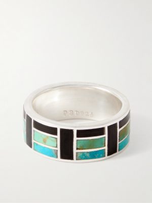Gio Silver, Turquoise and Onyx Ring Gio Silver, Turquoise and Onyx Ring