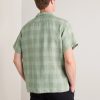 Havan Camp-Collar Checked Linen Shirt - BK Havan Camp-Collar Checked Linen Shirt - BK