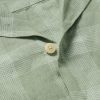 Havan Camp-Collar Checked Linen Shirt - CU Havan Camp-Collar Checked Linen Shirt - CU