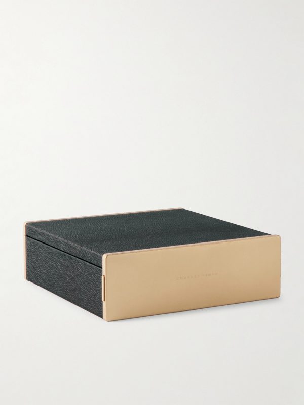 Spence Full-Grain Leather Six-Piece Watch Case - E1 Spence Full-Grain Leather Six-Piece Watch Case - E1