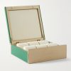Spence Full-Grain Leather Six-Piece Watch Case Spence Full-Grain Leather Six-Piece Watch Case