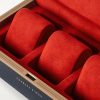 Eaton - Year of the Dragon Printed Full-Grain Leather Three-Piece Travel Watch Case - CU Eaton - Year of the Dragon Printed Full-Grain Leather Three-Piece Travel Watch Case - CU