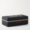 Eaton - Year of the Dragon Printed Full-Grain Leather Three-Piece Travel Watch Case - E1 Eaton - Year of the Dragon Printed Full-Grain Leather Three-Piece Travel Watch Case - E1