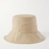 + Paula’s Ibiza Logo-Appliquèd Cotton-Canvas Bucket Hat - BK + Paula’s Ibiza Logo-Appliquèd Cotton-Canvas Bucket Hat - BK
