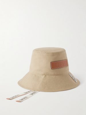 + Paula’s Ibiza Logo-Appliquèd Cotton-Canvas Bucket Hat + Paula’s Ibiza Logo-Appliquèd Cotton-Canvas Bucket Hat