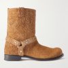 + Paula's Ibiza Campo Brushed-Suede Boots + Paula's Ibiza Campo Brushed-Suede Boots