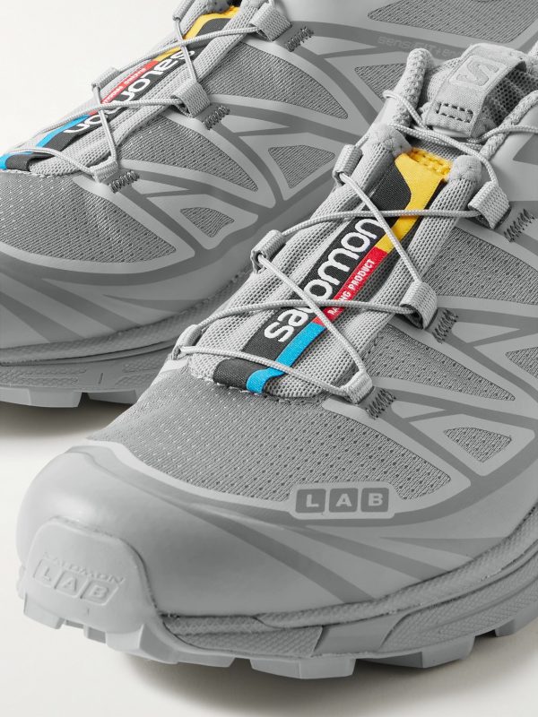 XT-6 Rubber-Trimmed Mesh Sneakers - CU XT-6 Rubber-Trimmed Mesh Sneakers - CU