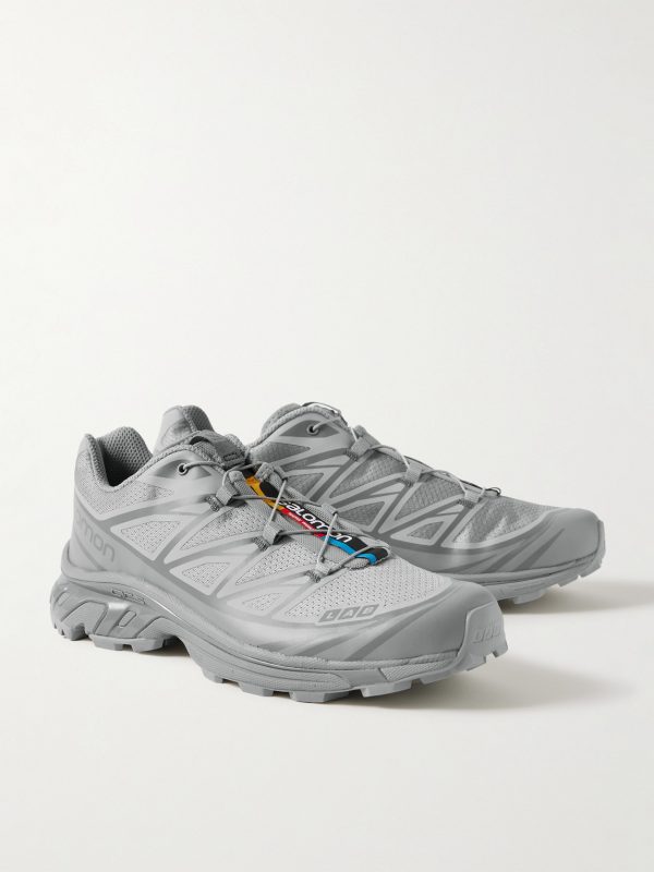 XT-6 Rubber-Trimmed Mesh Sneakers - FR XT-6 Rubber-Trimmed Mesh Sneakers - FR
