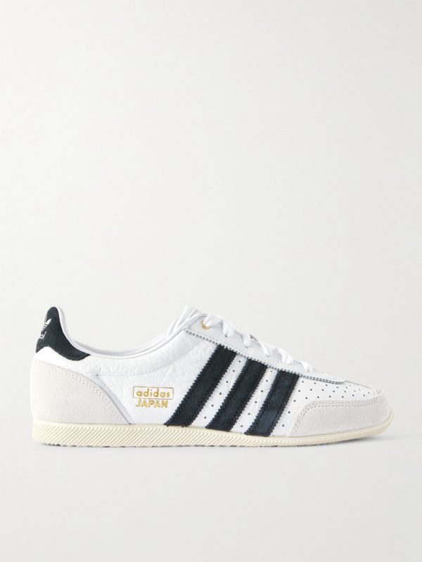 Japan Suede and Textured-Leather Sneakers