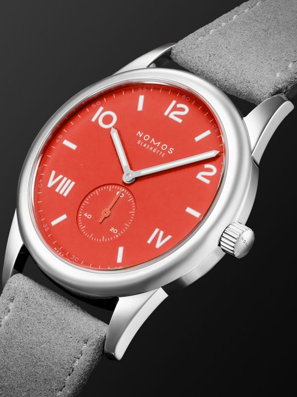 Club Campus Hand-Wound 38.5mm Stainless Steel and Suede Watch, Ref. No. 723 - FR Club Campus Hand-Wound 38.5mm Stainless Steel and Suede Watch, Ref. No. 723 - FR