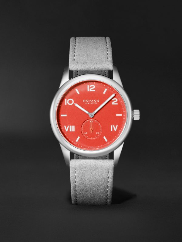 Club Campus Hand-Wound 38.5mm Stainless Steel and Suede Watch, Ref. No. 723 Club Campus Hand-Wound 38.5mm Stainless Steel and Suede Watch, Ref. No. 723