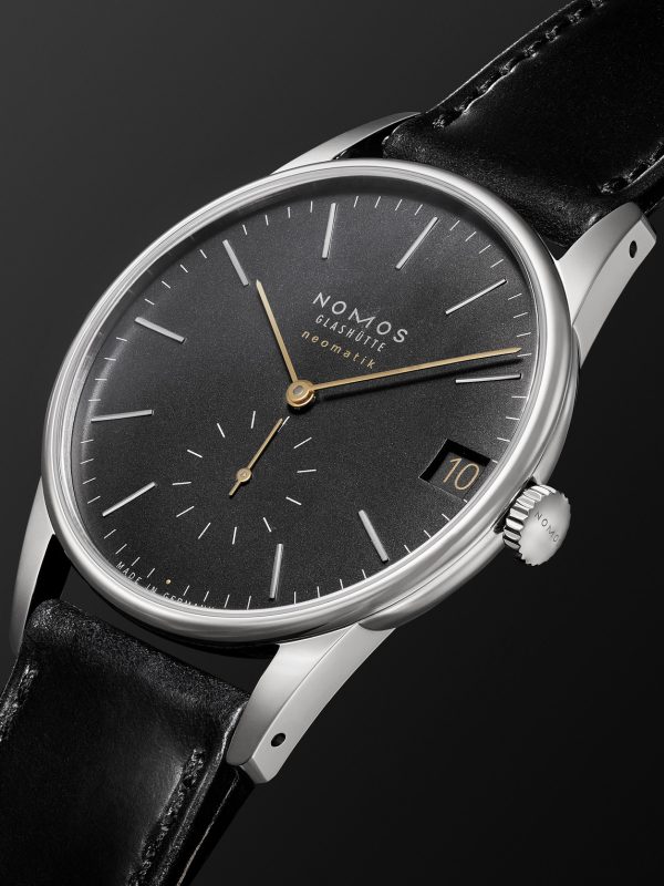 Orion Neomatik Automatic 41mm Stainless Steel and Leather Watch, Ref. No. 366 - FR Orion Neomatik Automatic 41mm Stainless Steel and Leather Watch, Ref. No. 366 - FR