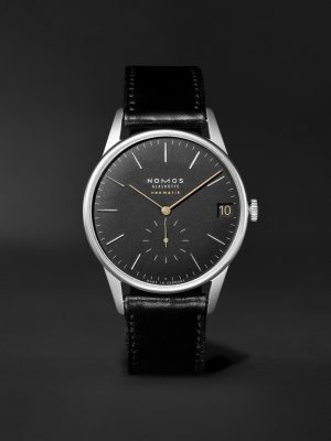 Orion Neomatik Automatic 41mm Stainless Steel and Leather Watch, Ref. No. 366