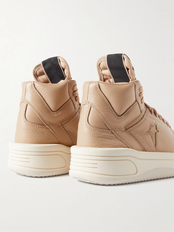 + Converse TURBOWPN Full-Grain Leather High-Top Sneakers - BK + Converse TURBOWPN Full-Grain Leather High-Top Sneakers - BK
