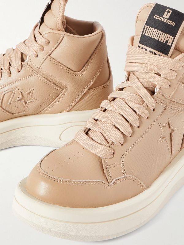 + Converse TURBOWPN Full-Grain Leather High-Top Sneakers - CU + Converse TURBOWPN Full-Grain Leather High-Top Sneakers - CU