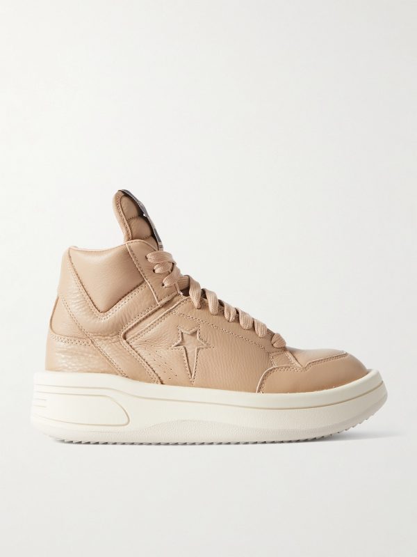+ Converse TURBOWPN Full-Grain Leather High-Top Sneakers + Converse TURBOWPN Full-Grain Leather High-Top Sneakers