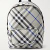 Checked Nylon-Twill Backpack Checked Nylon-Twill Backpack