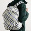 Checked Nylon-Twill Backpack - OU Checked Nylon-Twill Backpack - OU