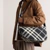Large Shield Checked Jacquard Messenger Bag - OU Large Shield Checked Jacquard Messenger Bag - OU