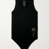 + Champion Basketball Logo-Embroidered Organic Cotton-Jersey Bodysuit + Champion Basketball Logo-Embroidered Organic Cotton-Jersey Bodysuit