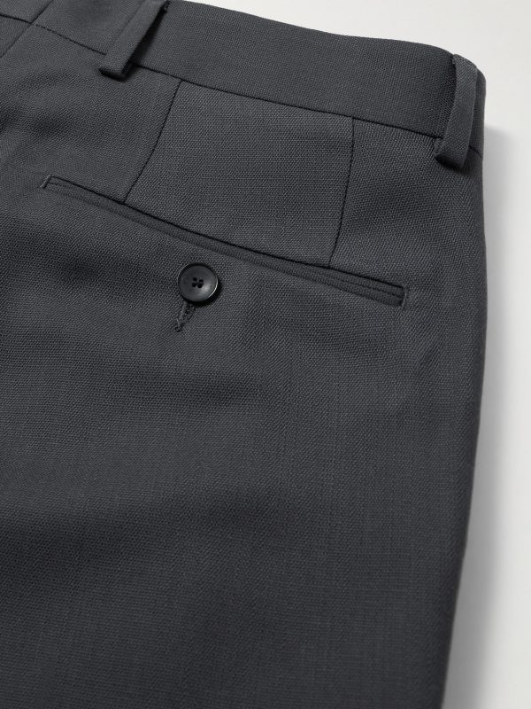 Straight-Leg Pleated Twill Suit Trousers - CU Straight-Leg Pleated Twill Suit Trousers - CU
