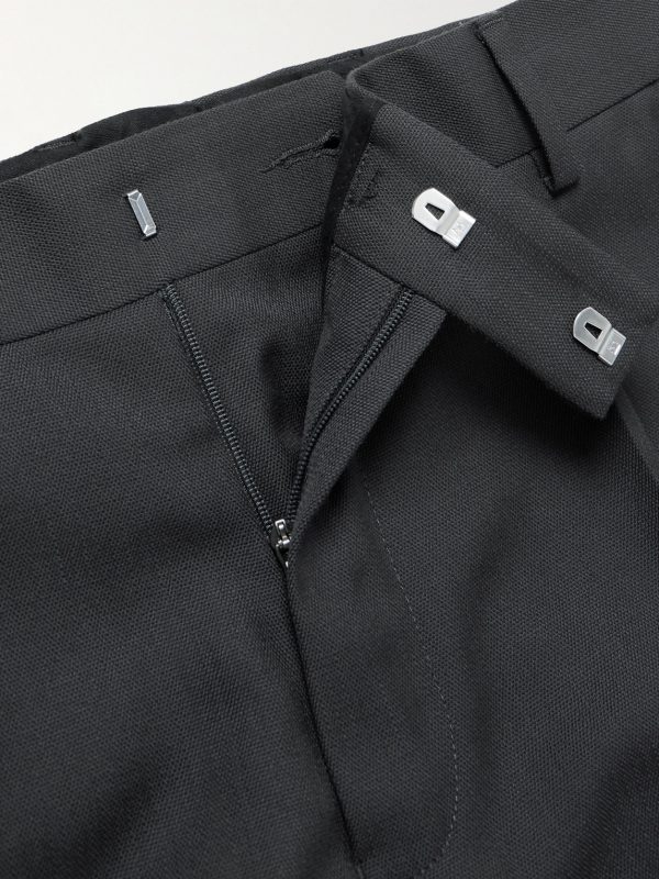 Straight-Leg Pleated Twill Suit Trousers - E1 Straight-Leg Pleated Twill Suit Trousers - E1