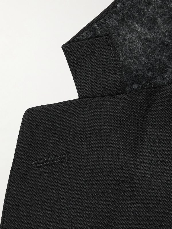 Double-Breasted Woven Suit Jacket - E1 Double-Breasted Woven Suit Jacket - E1